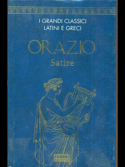 Satire - Q. Flacco Orazio - copertina