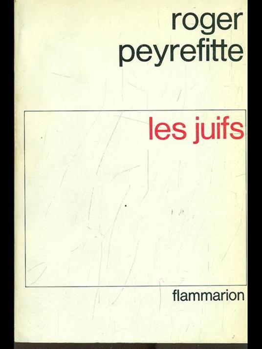 Les juifs - Roger Peyrefitte - copertina