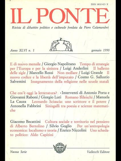 Il ponte n. 42736 1990 - copertina