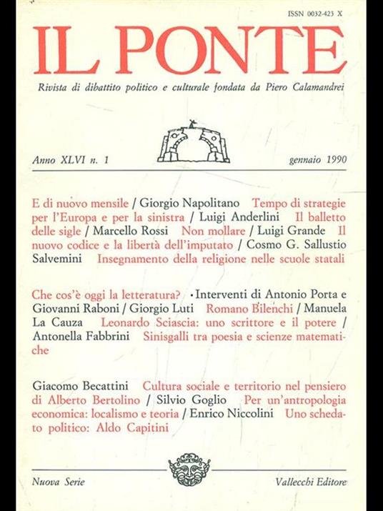 Il ponte n. 42736 1990 - copertina