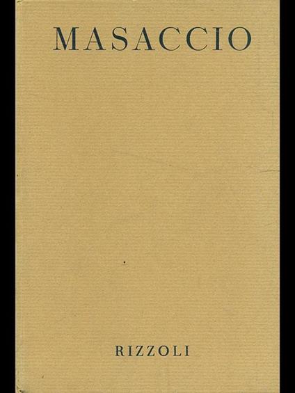 Masaccio - Ugo Procacci - copertina
