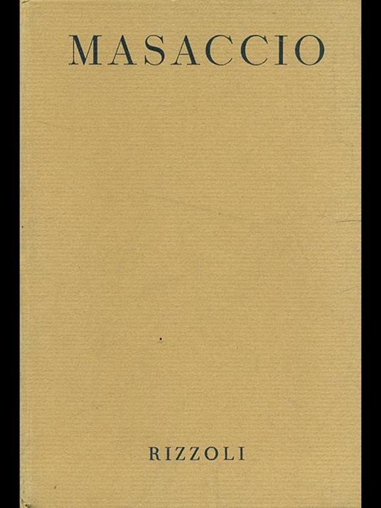 Masaccio - Ugo Procacci - copertina