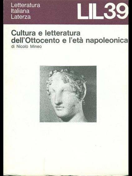 Cultura e letteratura dell'Ottocento e l'età napoleonica - Nicolò Mineo - copertina