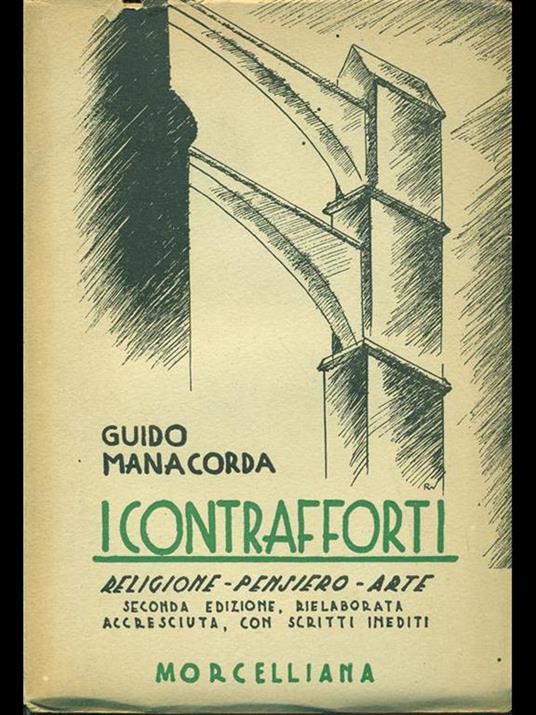 I contrafforti - Guido Manacorda - copertina