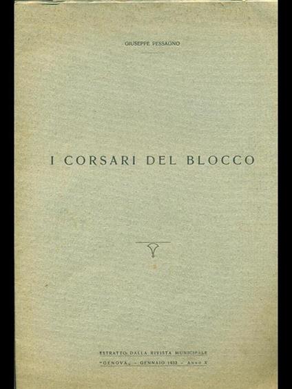 I corsari del blocco - copertina