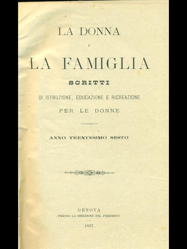 La donna e la famiglia 1897