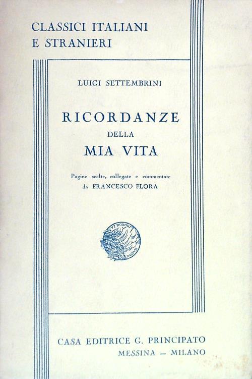 Ricordanze della mia vita