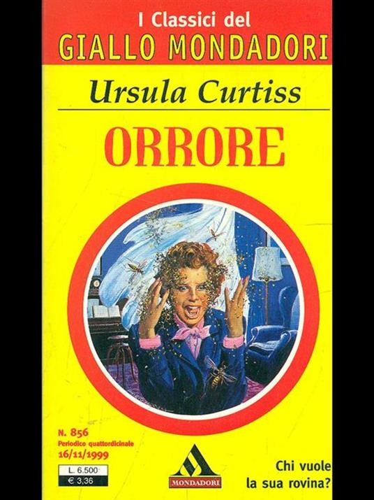 Orrore - Ursula Curtiss - copertina