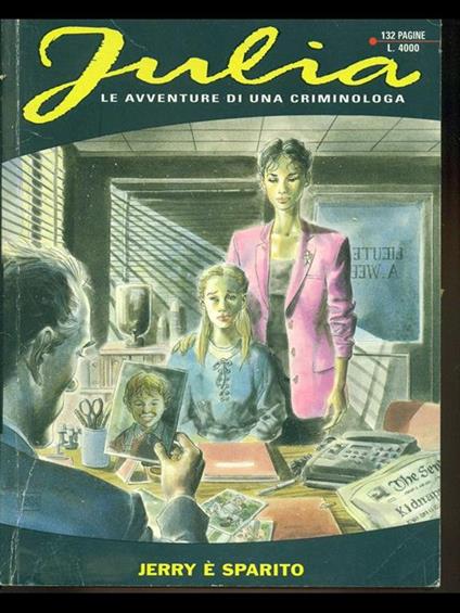 Julia n.6-Jerry 6-Jerry é sparito - Luigi Nardo - copertina