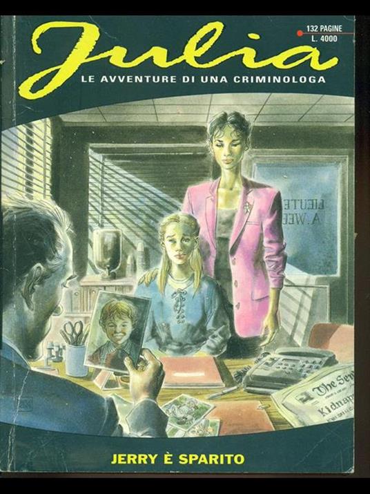 Julia n.6-Jerry 6-Jerry é sparito - Luigi Nardo - copertina