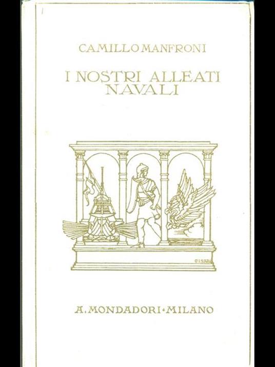I nostri alleati navali - Camillo Manfroni - copertina