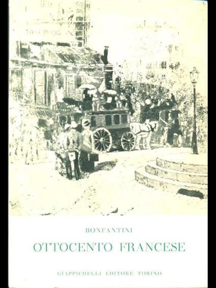 Ottocento francese - Mario Bonfantini - copertina