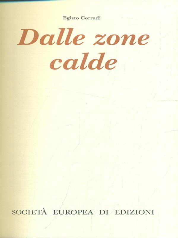 Dalle zone calde
