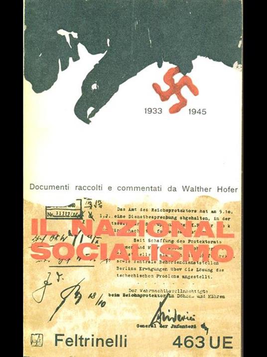 Il Nazionalsocialismo - Walther Hofer - copertina