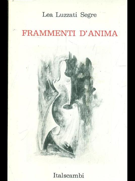 Frammenti d'anima - Lea Luzzati Segre - copertina