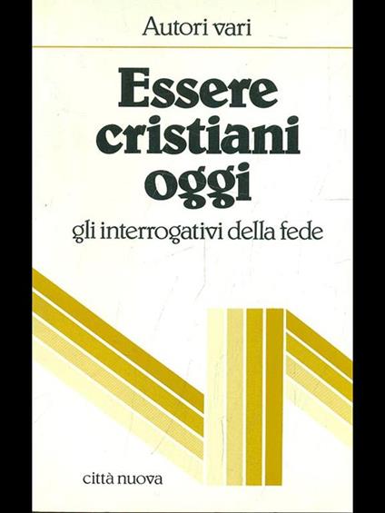 Essere cristiani oggi - copertina