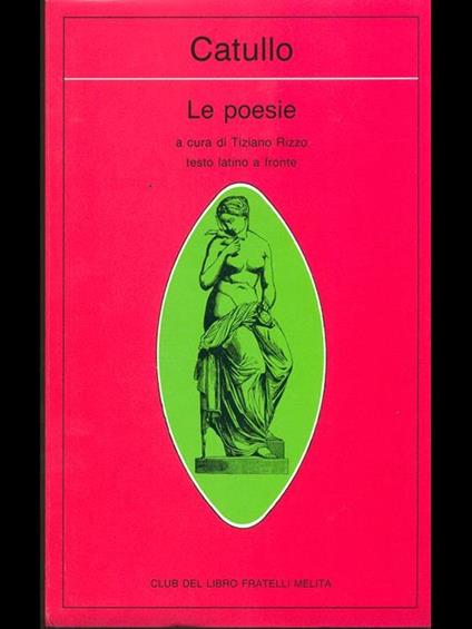 Le poesie - G. Valerio Catullo - copertina