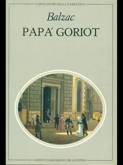 Papà Goriot - Honoré de Balzac - copertina