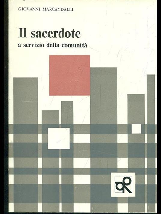 Il sacerdote a servizio della comunità - copertina