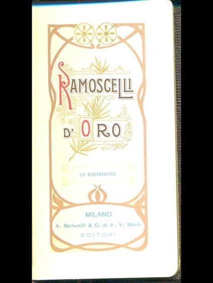 Ramoscelli d'oro - copertina