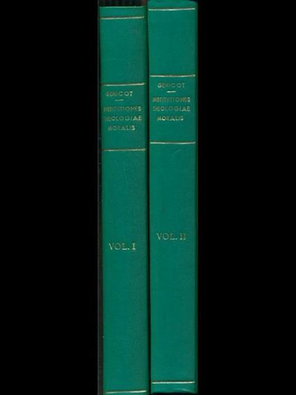 Institutiones theologiae moralis Vol. 42767 - copertina