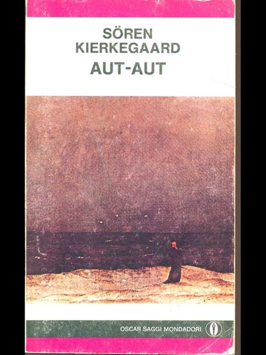 Aut-aut - Sören Kierkegaard - copertina