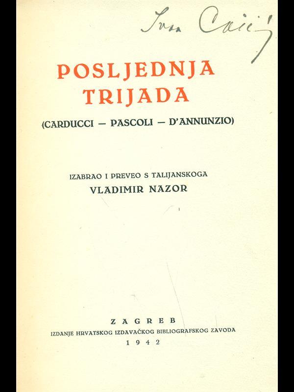 Posljednja Trijada