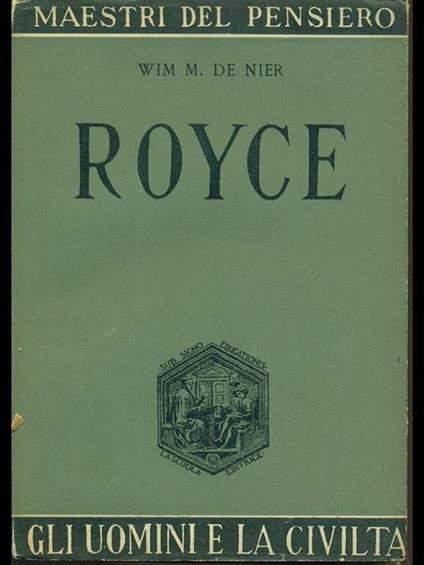 Royce - Wim M. De Nier - copertina