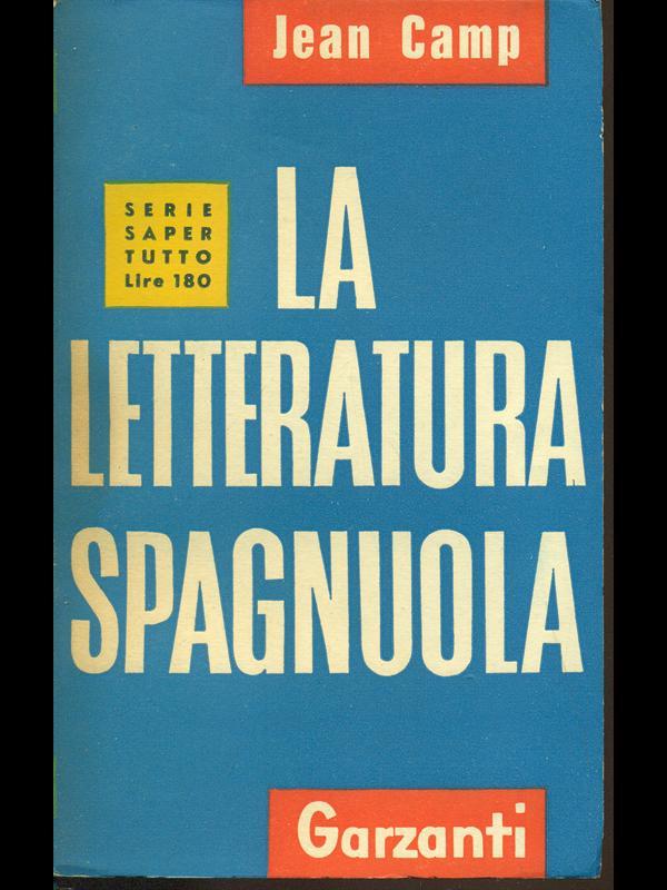 La letteratura spagnuola