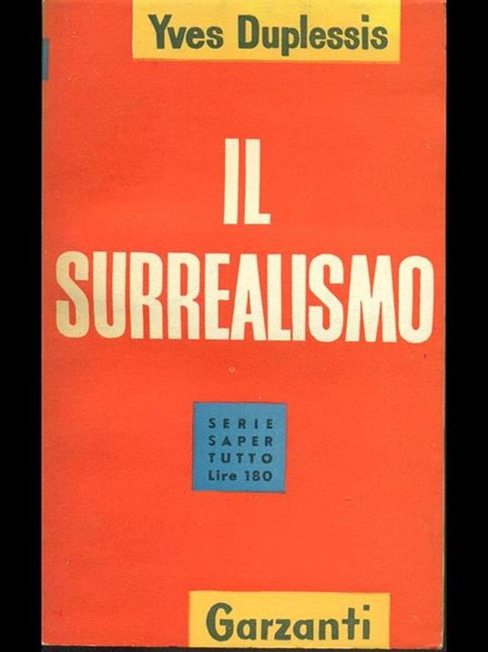 Il Surrealismo - Yves Duplessis - copertina