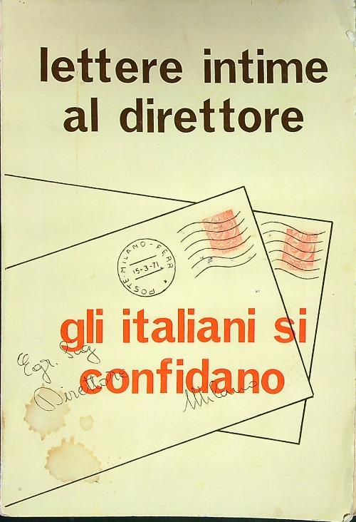 Lettere intime al direttore