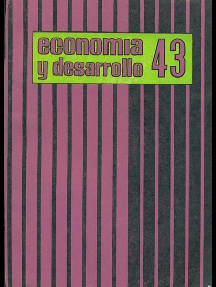Economia y desarrollo n. 43 1977 - copertina