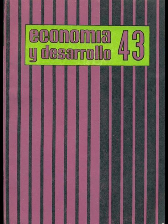 Economia y desarrollo n. 43 1977 - copertina