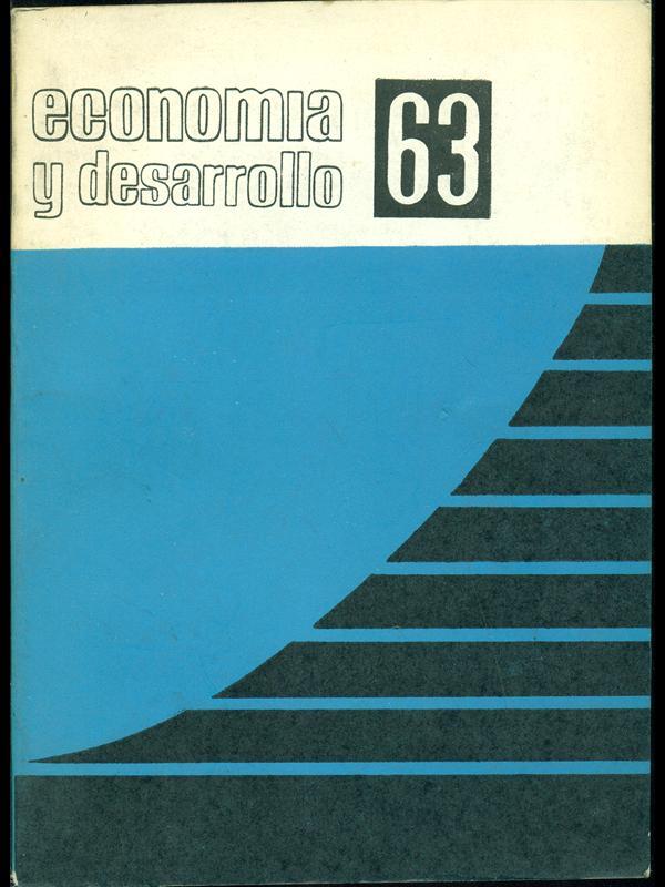 Economia y desarrollo n. 63 1981
