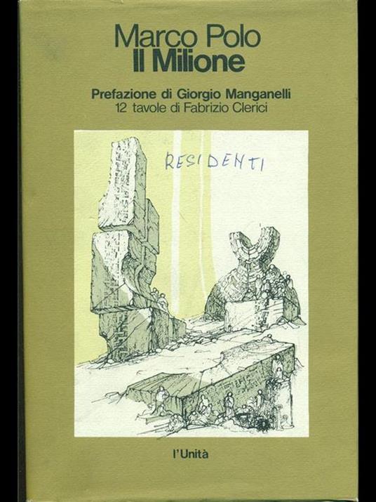 Il milione - Marco Polo - copertina