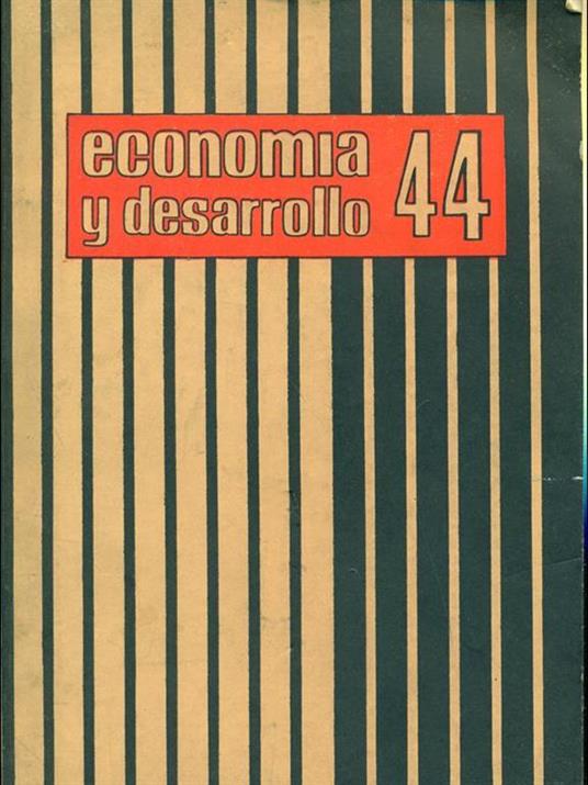 Economia y desarrollo n. 44 1977 - copertina