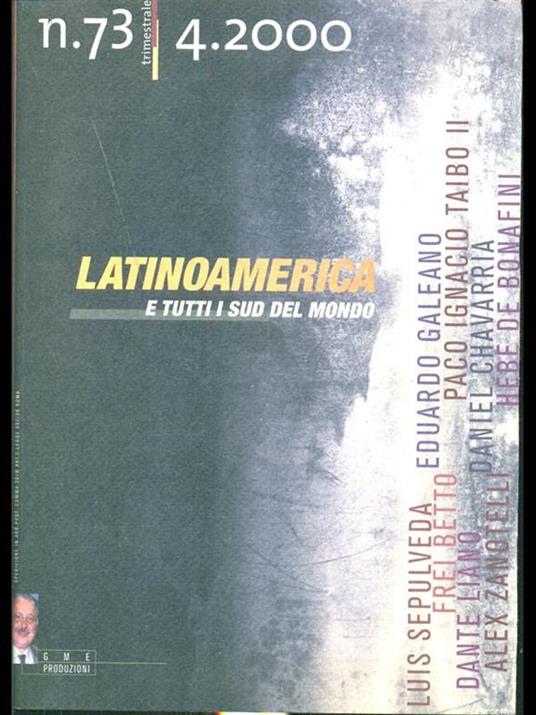 Latinoamerica e tutti i sud delmondo n 73. Settembre-dicembre 2000 - copertina