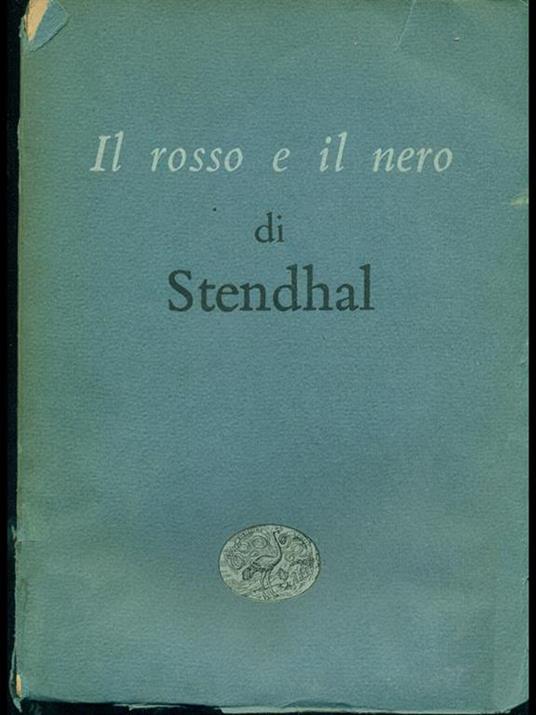 Il rosso e il nero - Stendhal - copertina