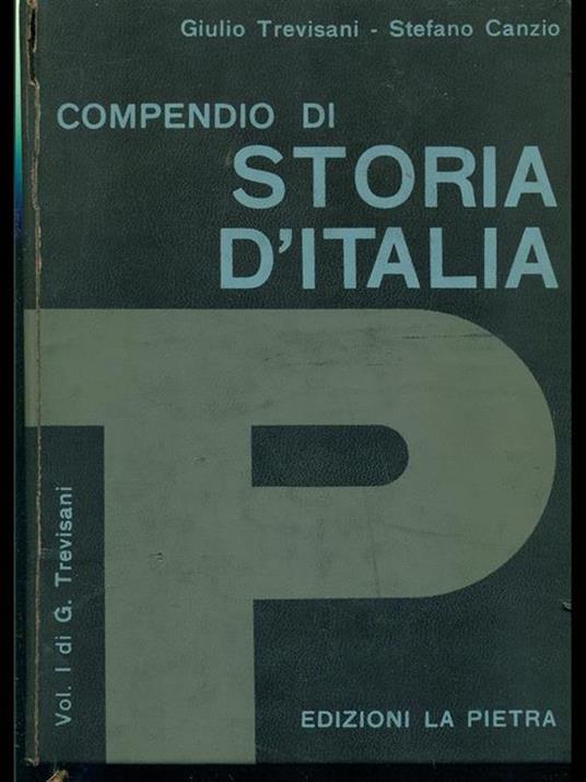 Compendio di storia d'Italia Vol. 1 2 3 - copertina