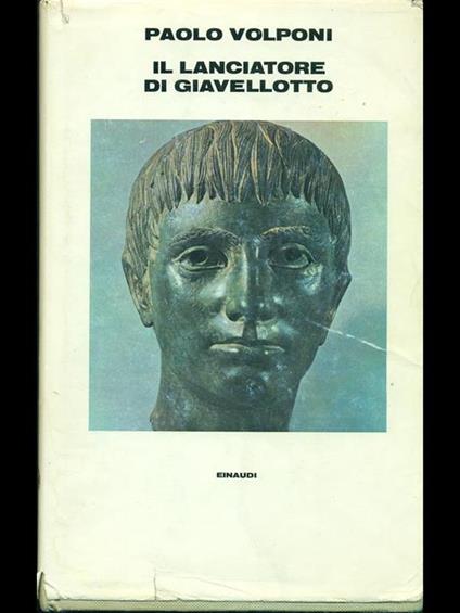 Il lanciatore di giavellotto - Paolo Volponi - copertina