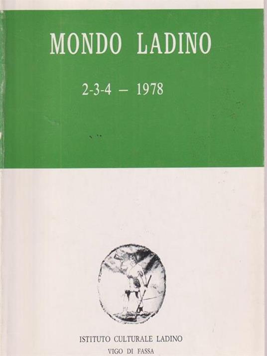 Mondo ladino 2-3-4/1978 - copertina