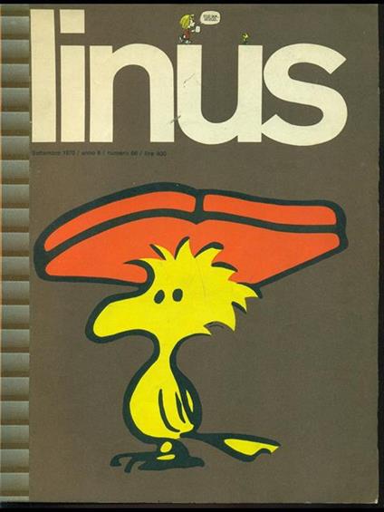 Linus n.66 66 Settembre 1970 - copertina