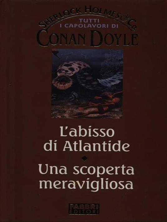 L' abisso di Atlantide. Una scoperta meravigliosa - Arthur Conan Doyle - copertina