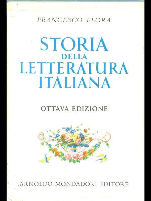 Storia della letteratura italiana. 5 volumi con cofanetto