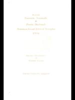Secondo Concorso Nazionale di Poesia Dialettale Tommaso Grossi- Città di Treviglio 1956
