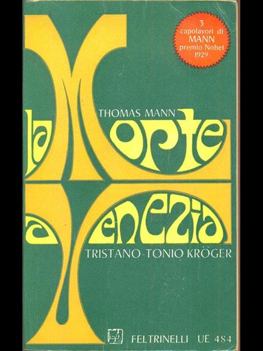 La morte a venezia - Thomas Mann - copertina