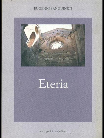 Eteria di: Eugenio Sangioneti - copertina
