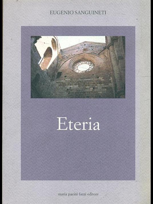 Eteria di: Eugenio Sangioneti - copertina