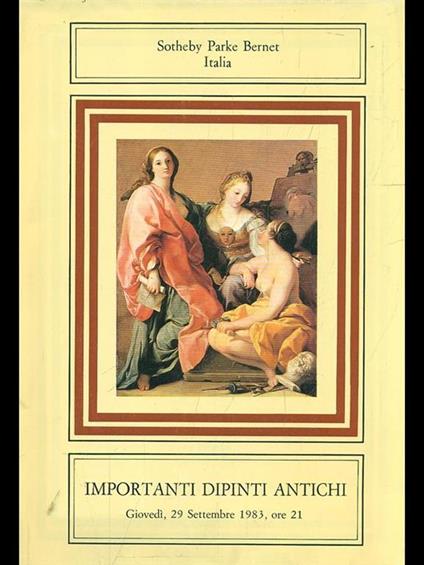 Importanti dipinti antichi - copertina