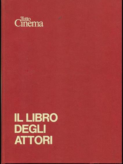 Il libro degli attori - copertina